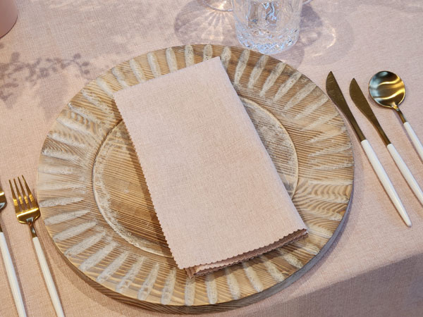 Peach - Weave Napkin